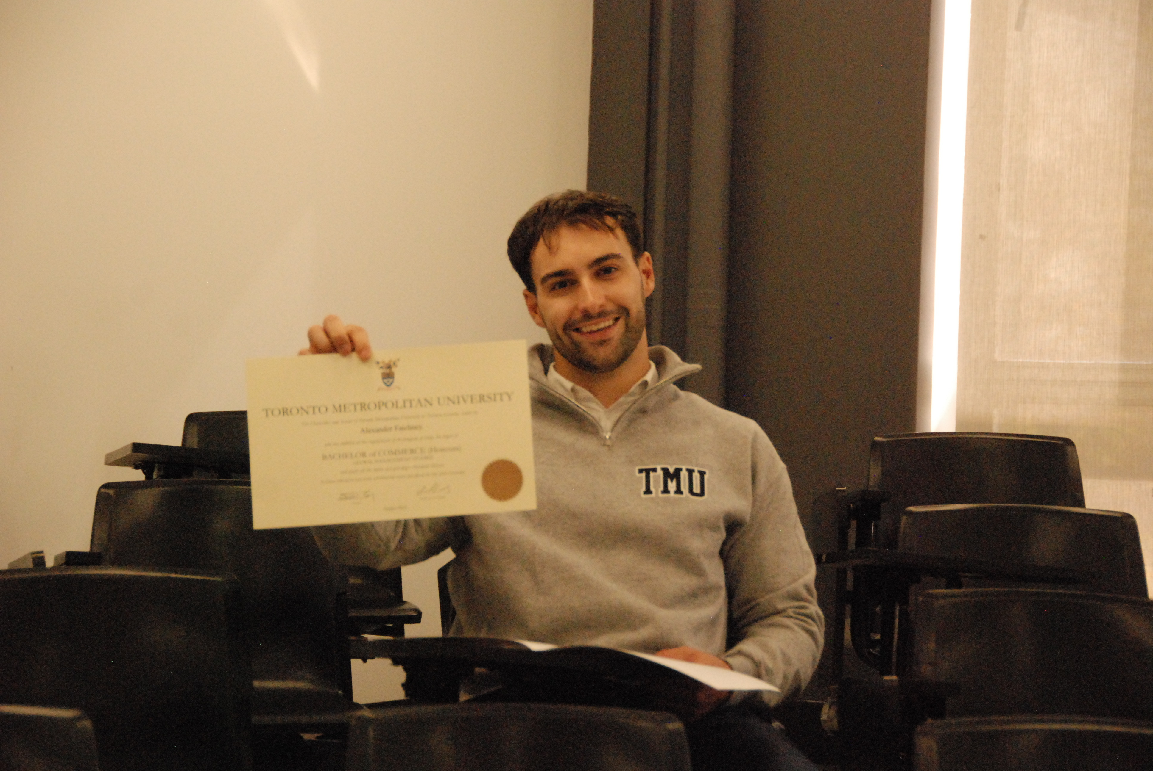 Graduation portrait of Alexander Elias